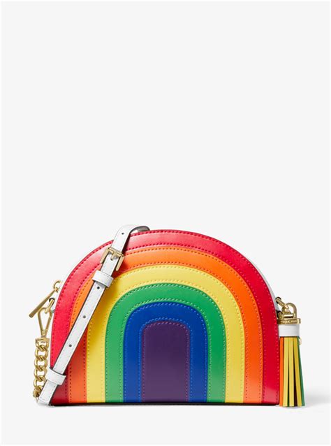 michael kors rainbow half moon crossbody|Women's Crossbody Bags .